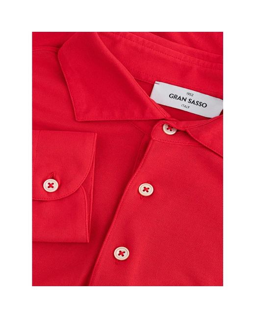 Tops > polo shirts Gran Sasso pour homme en coloris Red