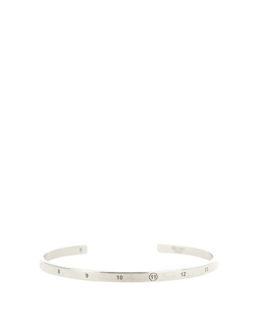 Maison Margiela Open Bangle in het White voor heren