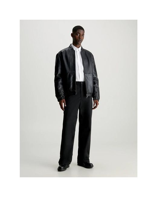 Jackets > leather jackets Calvin Klein pour homme en coloris Black