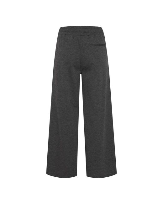 Ichi Gray Wide Trousers