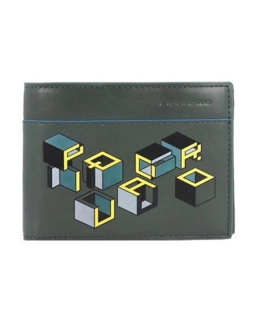 Piquadro Green Wallets & Cardholders