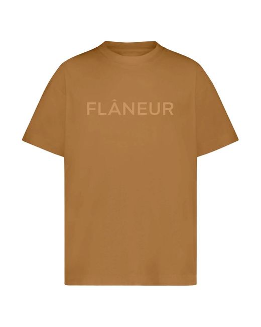 T-Shirts flâneur de hombre de color Brown