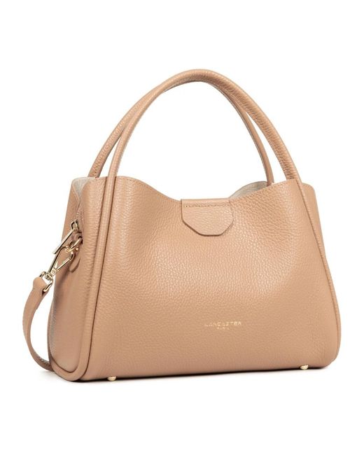 Lancaster Natural Ida Doppel-Handtasche
