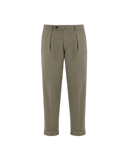 BERWICK 1707 Gray Chinos for men