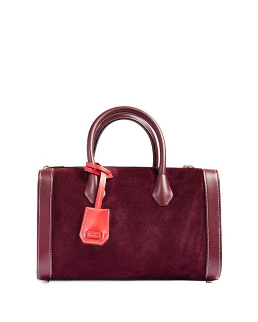 Handbags Lancel de color Red