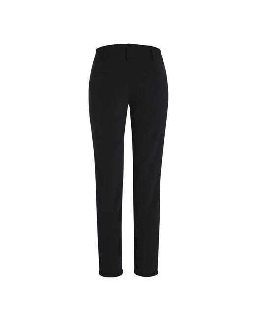 Cambio Broeken ,Zwart ,Katoen Zwarte Broek Renira 0285 11 6111 in het Black