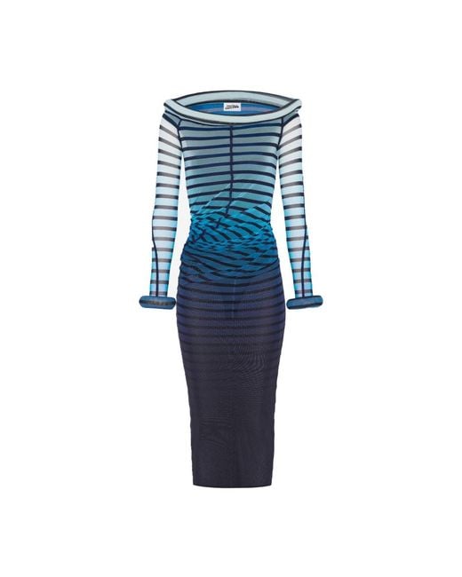 Midi Dresses di Jean Paul Gaultier in Blue