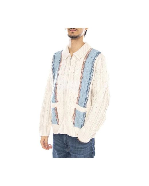 Cardigans Obey de hombre de color White