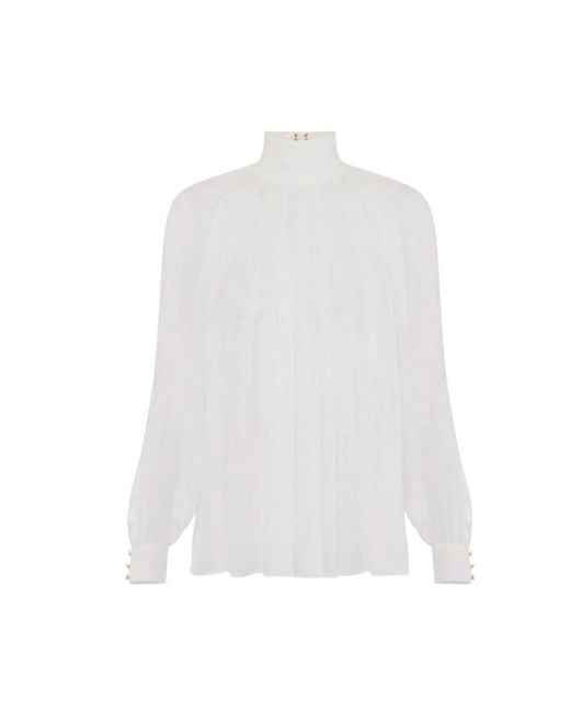 Elisabetta Franchi White Blouses