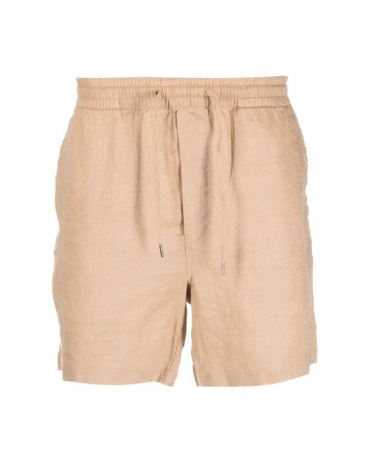 Shorts khaki per uomo ss24 di Ralph Lauren in Natural da Uomo