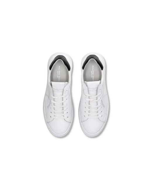 Philippe Model White Sneakers for men