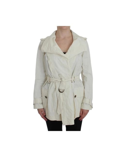 Plein Sud Gray Trench Coats