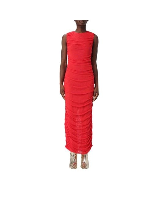 ROTATE BIRGER CHRISTENSEN Red Maxi Dresses