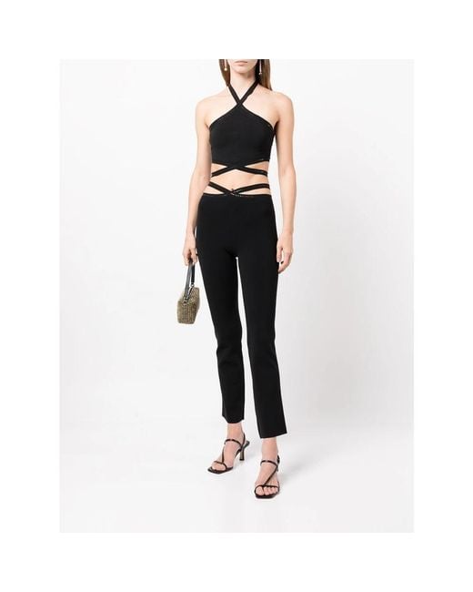 T By Alexander Wang Black Cropped Trousers