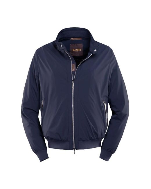 Moorer Blue Bomber Jackets for men