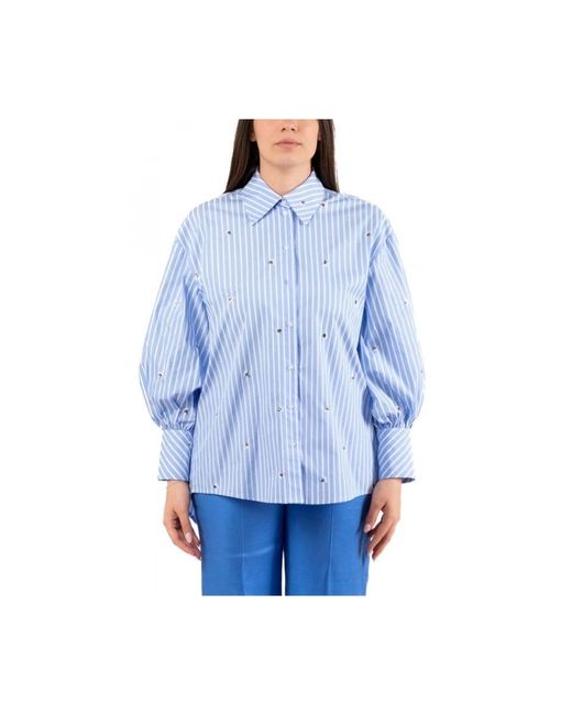 Camisa de mujer Nenette de color Blue