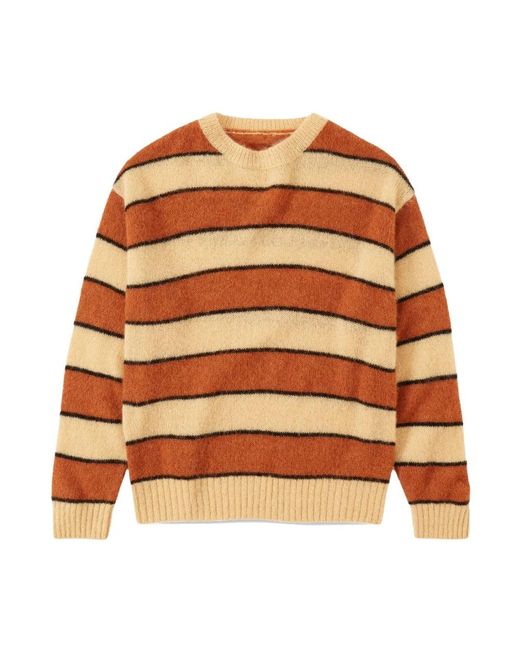 Closed Brown Round-Neck Knitwear for men