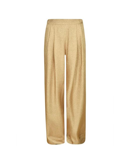 Pantalones dorados Blazé Milano de color Natural