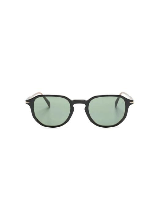 David Beckham Green Sunglasses