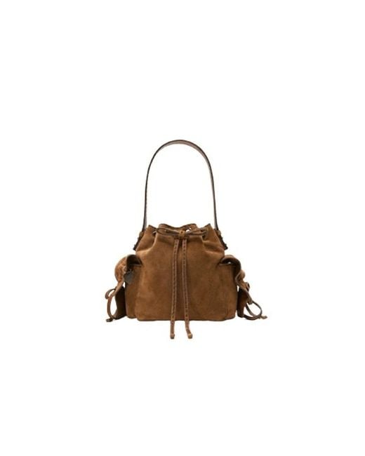 Acne Brown Bucket Bags