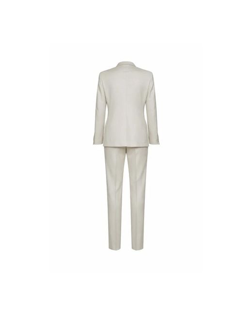Double Breasted Suits Tagliatore de hombre de color White