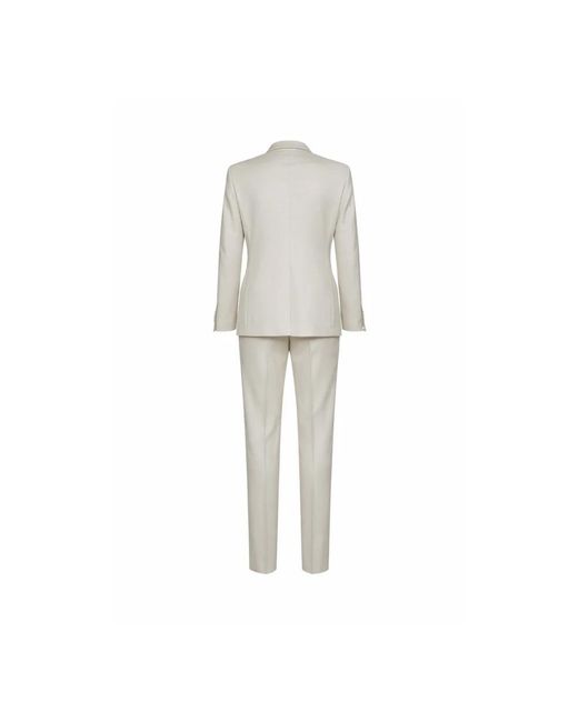 Tagliatore Kostuums ,Wol Double-Breasted Suit Set in het White voor heren