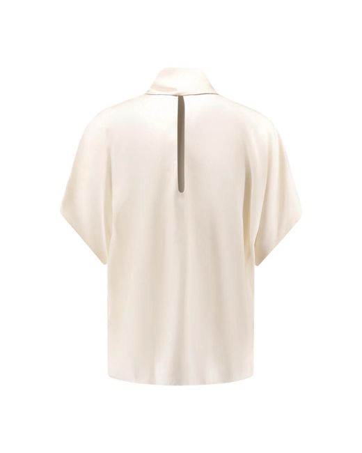 Brunello Cucinelli T-Shirts En Poloshirts in het Natural