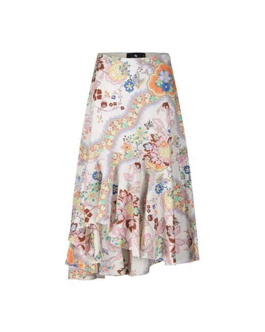 Etro Multicolor Midi Skirts