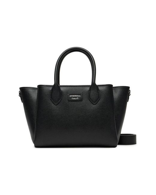 Emporio Armani Black Shopping Bags