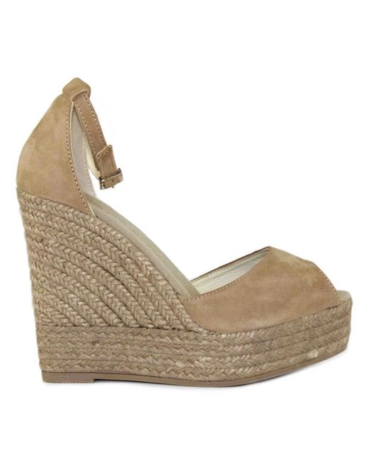Wedges di Espadrilles in Gray