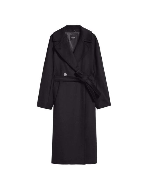 Belted Coats Weekend by Maxmara de color Black