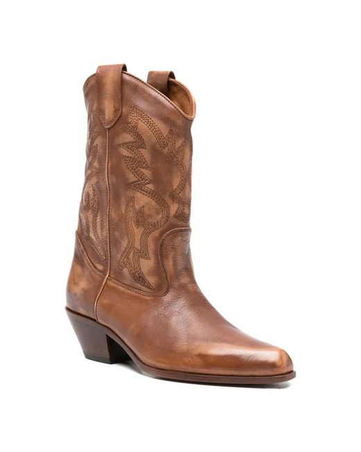 Vic Matié Brown Cowboy Boots