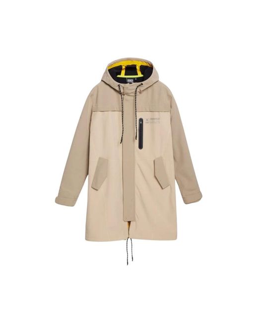 Munich Jassen ,Polyester Rain Lifestyle Parka in het Natural voor heren