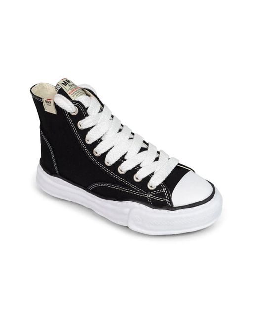 Maison Mihara Yasuhiro Canvas High-Top Sneaker in Black für Herren