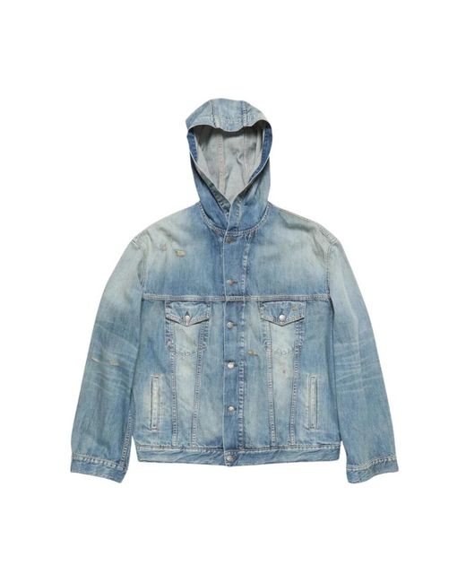Acne Blue Denim Jackets for men