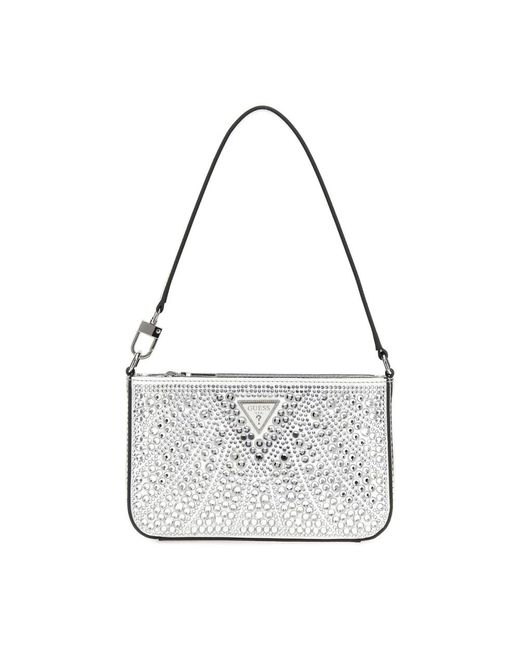 Handbags Guess de color Metallic