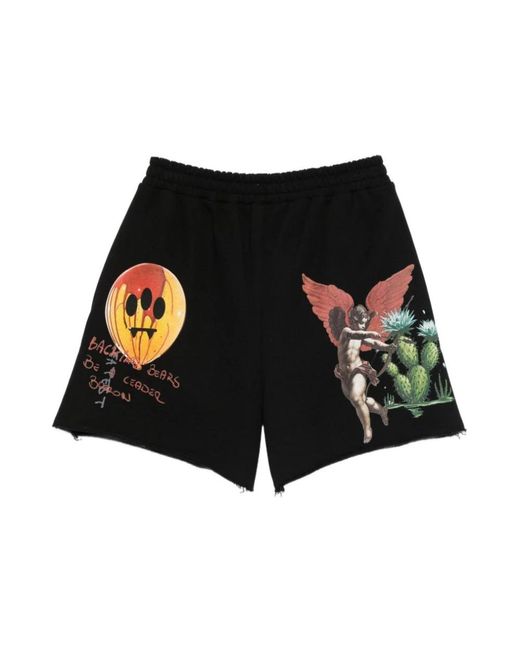 Barrow Black Casual Shorts for men