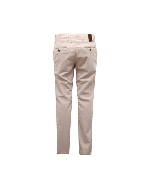 BRIGLIA Gray Chinos for men
