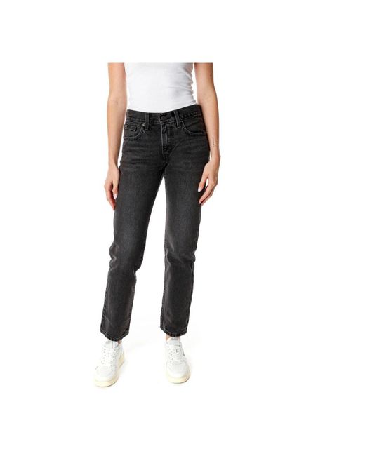 Levi's Black Straight Fit Jeans