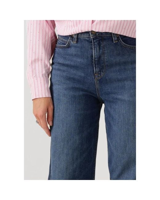 Lee Jeans Blue Stella A Line Wide Jeans