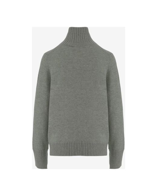 Allude Gray Cashmere Knitwear