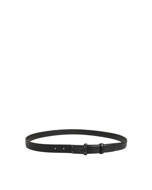 Dolce & Gabbana Black Belts