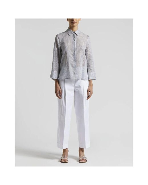 Peserico Gray Blusen &Amp; Shirts