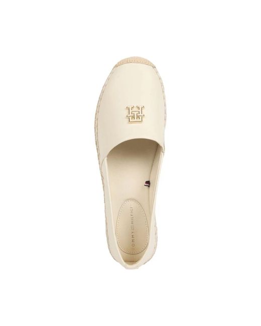 Espadrilles di Tommy Hilfiger in Natural