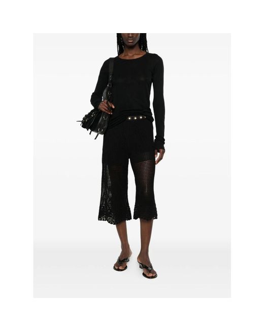 IRO Cropped Broeken in het Black