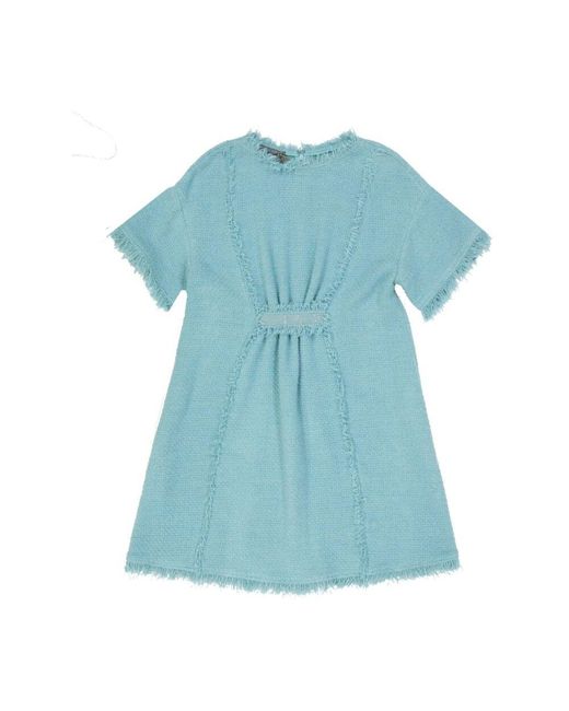 Alberta Ferretti Blue Short Dresses