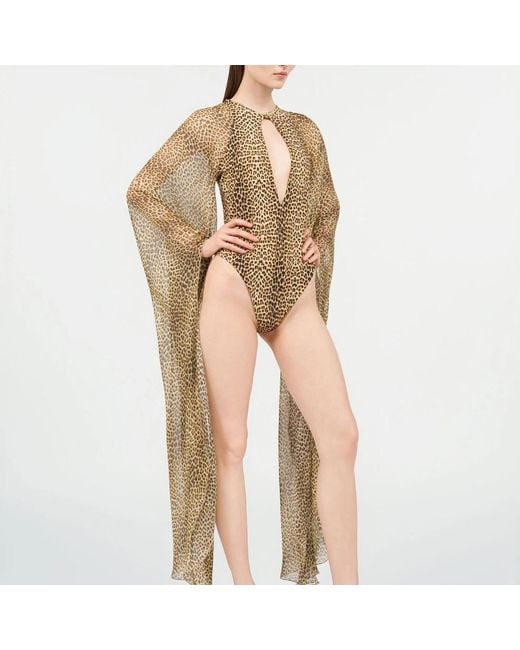 Roberto Cavalli Metallic One-Piece
