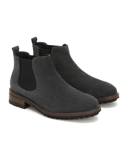 Kazar Graphit Chelsea Boots Mit Gewinde Sohle in Black für Herren