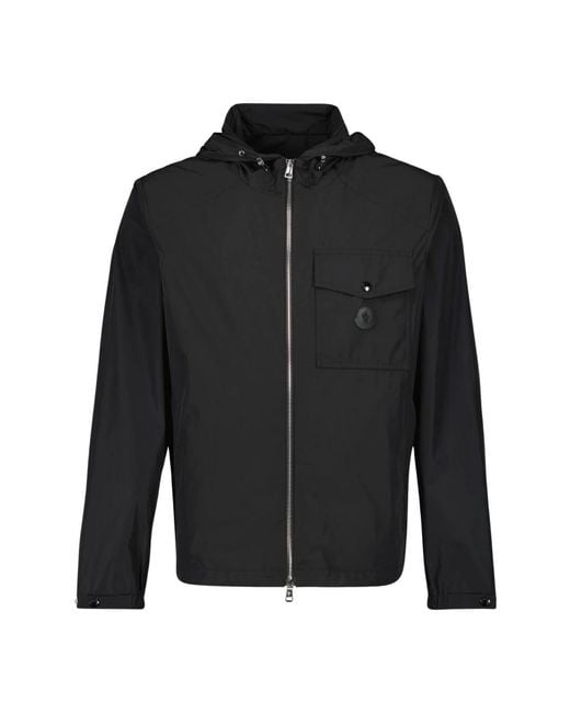 Moncler Black Light Jackets for men