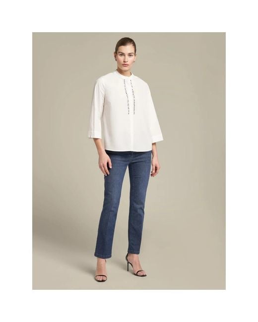 Elena Miro White Blouses
